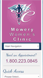 Mobile Screenshot of mowerywomensclinic.com